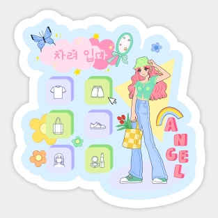 Fashionista Sticker